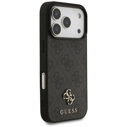 MagSafe-skal för Apple iPhone 17 Pro, Guess, 4G Small and Classic Logo, Svart
