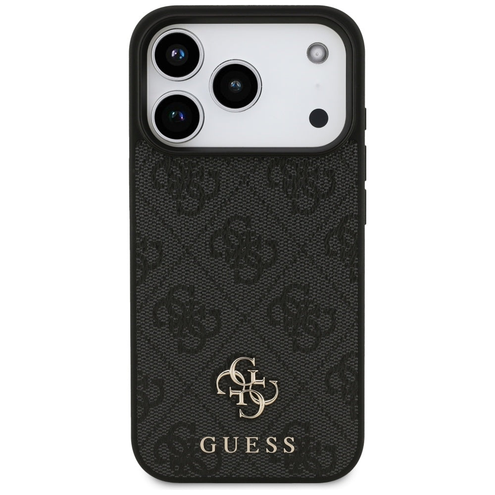MagSafe-skal för Apple iPhone 17 Pro, Guess, 4G Small and Classic Logo, Svart