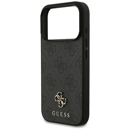 MagSafe-skal för Apple iPhone 17 Pro, Guess, 4G Small and Classic Logo, Svart