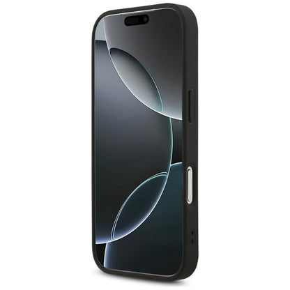 MagSafe-skal för Apple iPhone 17 Pro, Guess, 4G Triangle Strass, Svart