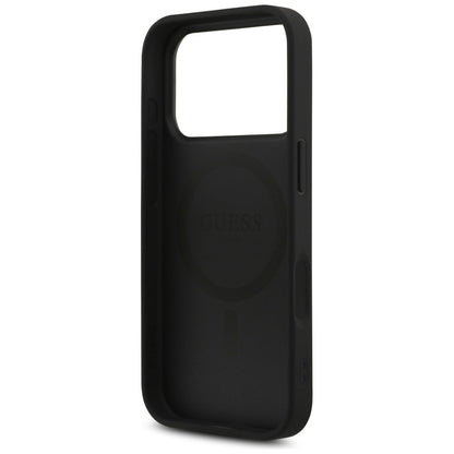 MagSafe-skal för Apple iPhone 17 Pro, Guess, 4G Triangle Strass, Svart