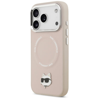 MagSafe-skal för Apple iPhone 17 Pro, Karl Lagerfeld, Choupette Pin, Rosa