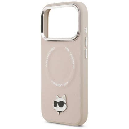 MagSafe-skal för Apple iPhone 17 Pro, Karl Lagerfeld, Choupette Pin, Rosa