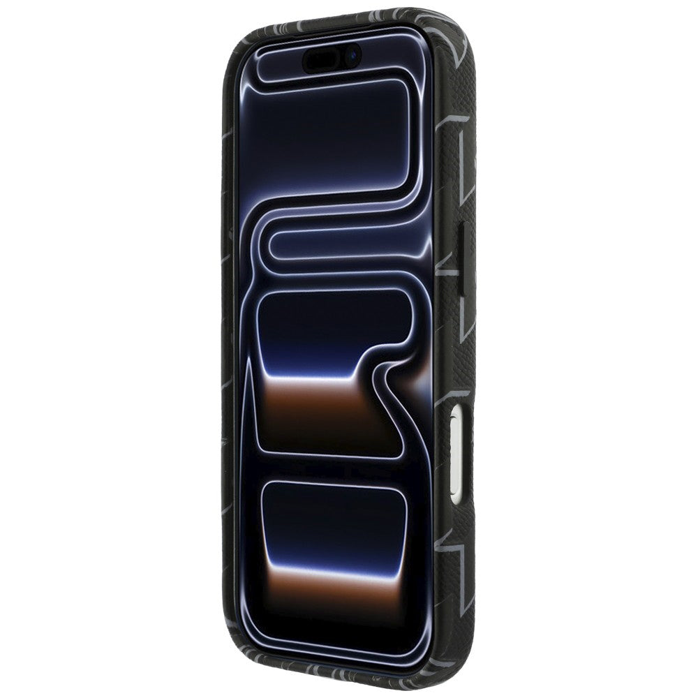 MagSafe-skal för Apple iPhone 17 Pro, Karl Lagerfeld, KL Monogram Logo, Svart