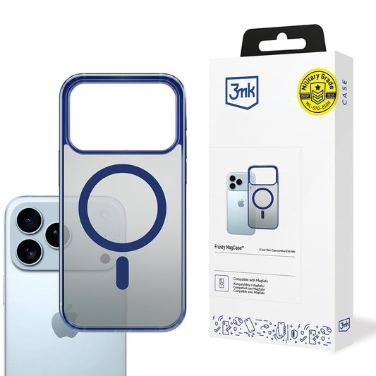MagSafe Case for Apple iPhone 17 Pro Max, 3MK, Frosty MagCase, Blue