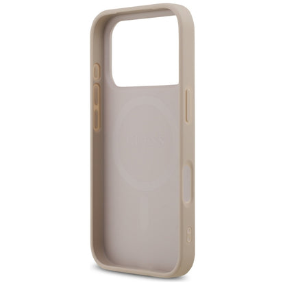 MagSafe-skal för Apple iPhone 17 Pro Max, Guess, 4G Printed Stripes, Rosa