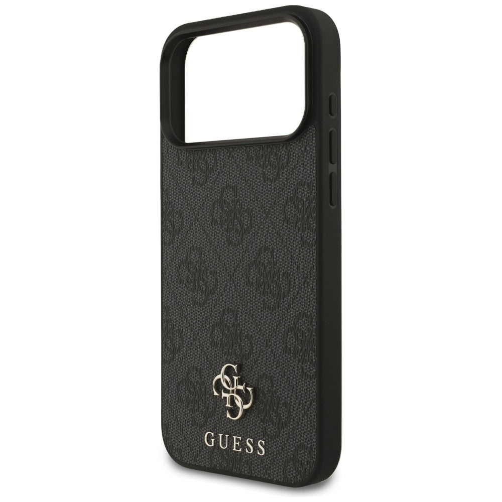 MagSafe-skal för Apple iPhone 17 Pro Max, Guess, 4G Small and Classic Logo, Svart