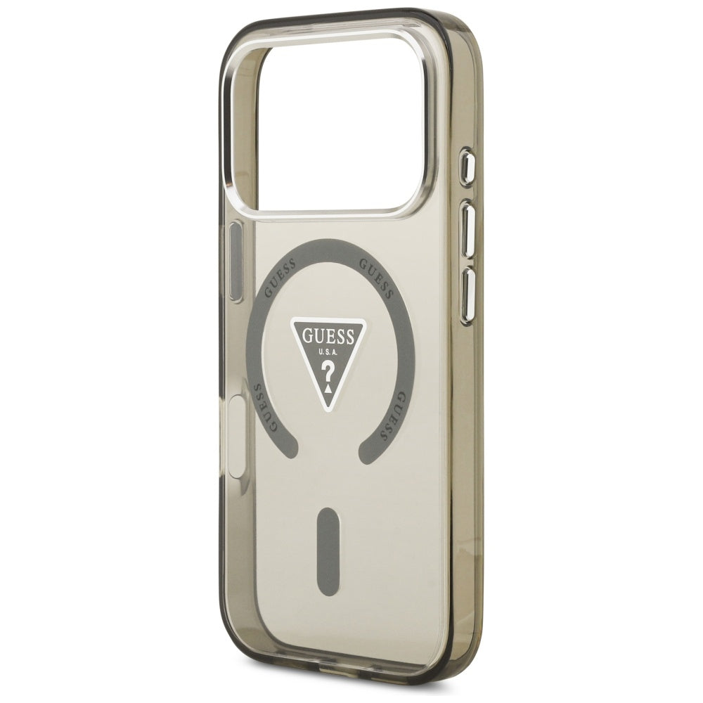MagSafe-skal för Apple iPhone 17 Pro Max, Guess, IML Gradient Triangle Logo, Kaki