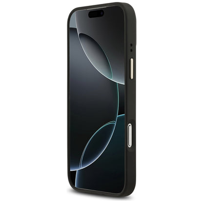 MagSafe-skal för Apple iPhone 17 Pro Max, Guess, Peony Hot Stamp, Svart