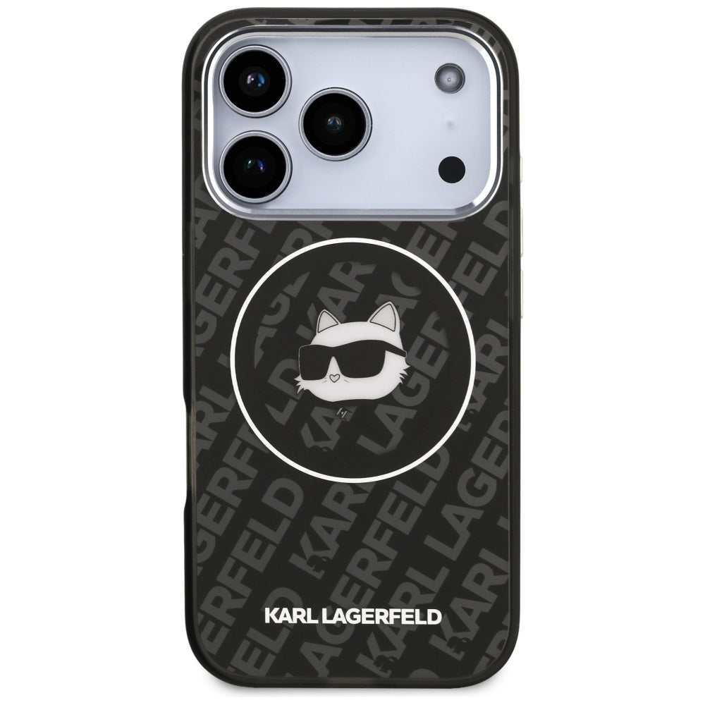 MagSafe-skal för Apple iPhone 17 Pro Max, Karl Lagerfeld, IML Choupette's Head, Svart