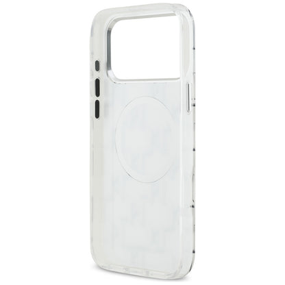 MagSafe-skal för Apple iPhone 17 Pro Max, Karl Lagerfeld, IML KL Monogram, Vit