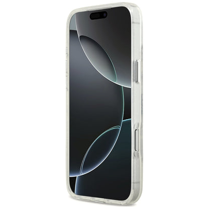 MagSafe-skal för Apple iPhone 17 Pro Max, Karl Lagerfeld, IML Sketch Logo Glitter Karl & Choupette, Transparent