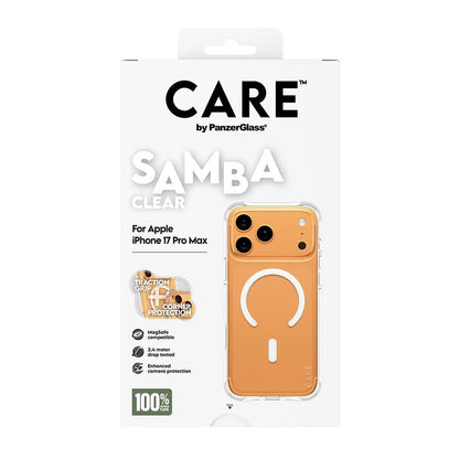 MagSafe-skal för Apple iPhone 17 Pro Max, PanzerGlass, Fashionable Care, Transparent Vit