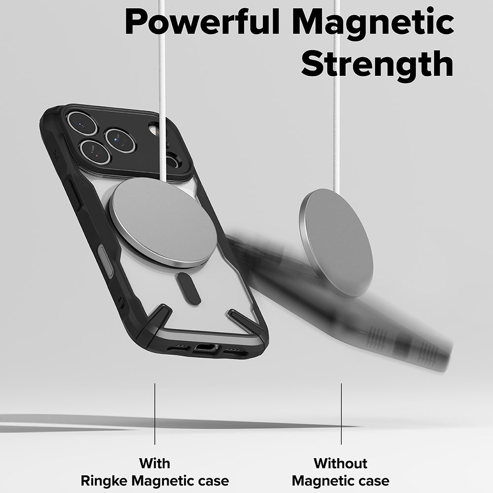 MagSafe-skal för Apple iPhone 17 Pro Max, Ringke, Fusion X, Svart