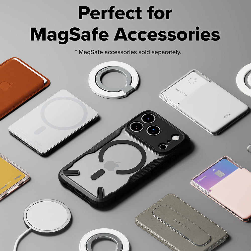 MagSafe-skal för Apple iPhone 17 Pro Max, Ringke, Fusion X, Svart
