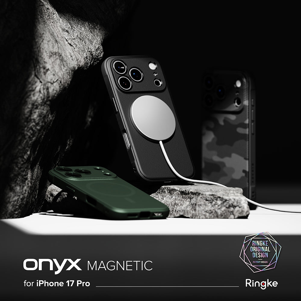 MagSafe-skal för Apple iPhone 17 Pro Max, Ringke, Onyx, Mörkgrön