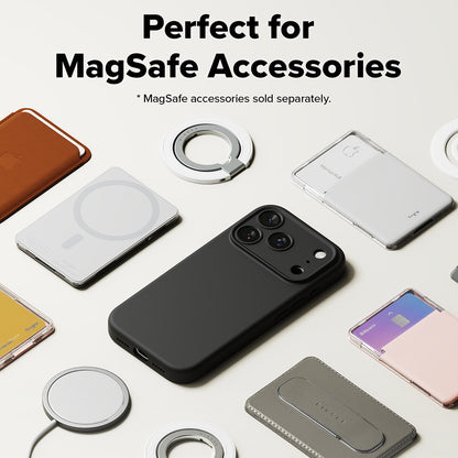 MagSafe-skal för Apple iPhone 17 Pro Max, Ringke, Silikon, Svart