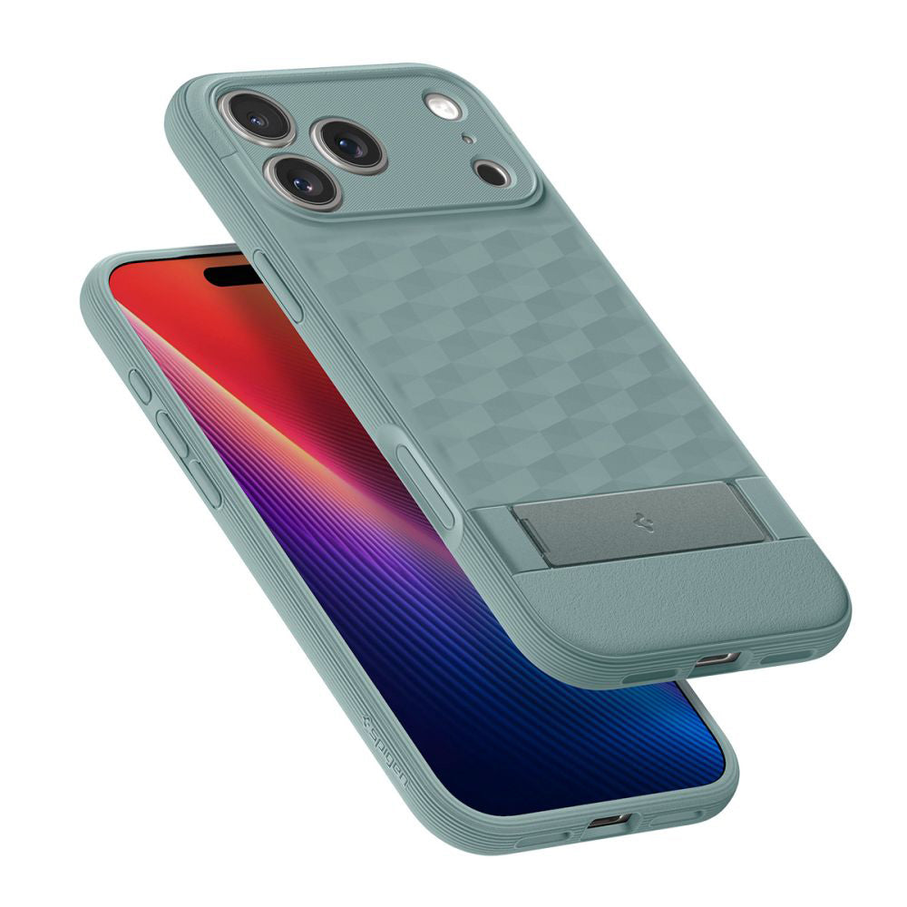 MagSafe-skal för Apple iPhone 17 Pro Max, Spigen, Caseology Parallax S, Grön