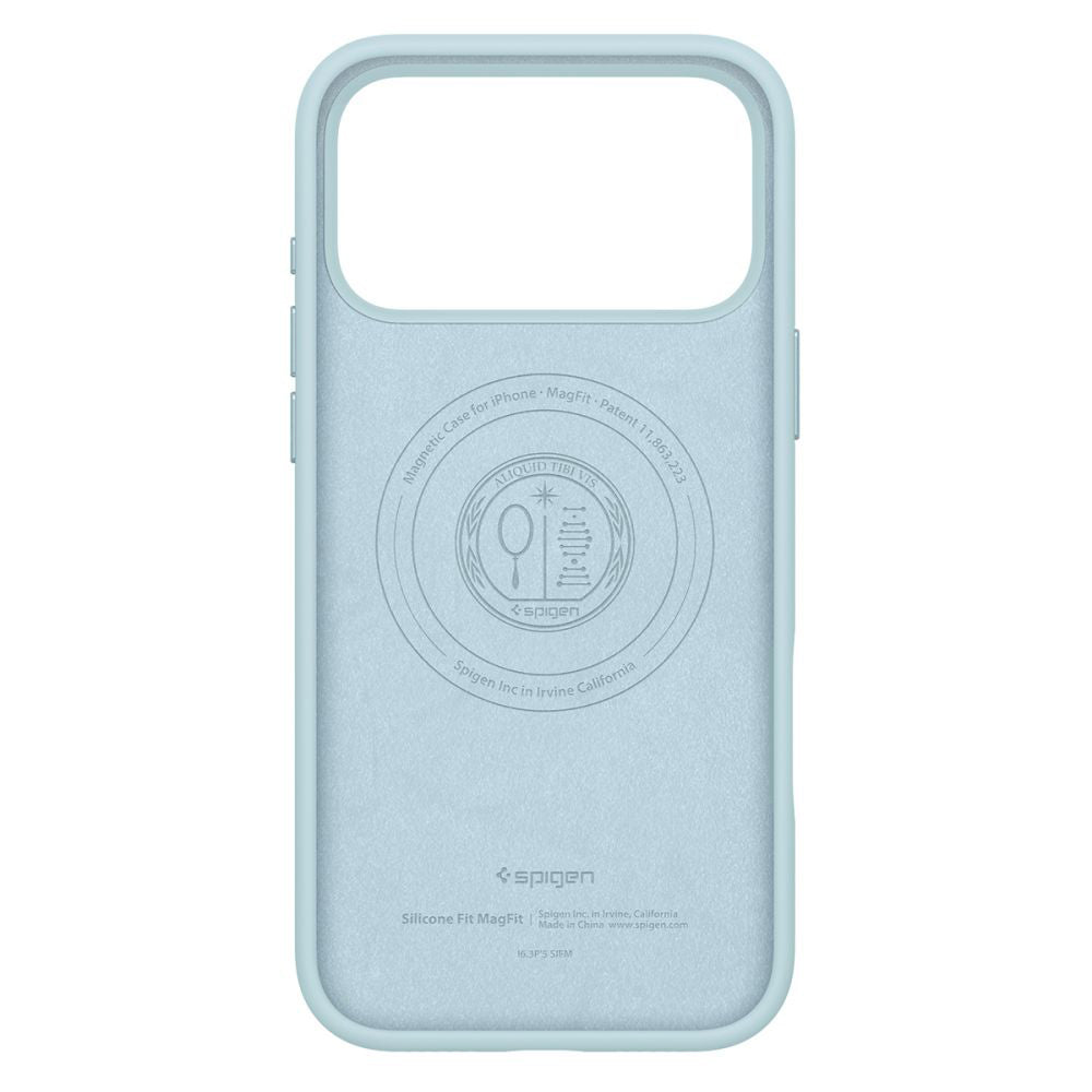 MagSafe-skal för Apple iPhone 17 Pro Max, Spigen, Silicone Fit, Blå