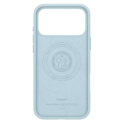 MagSafe-skal för Apple iPhone 17 Pro Max, Spigen, Silicone Fit, Blå