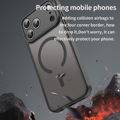 MagSafe-skal för Apple iPhone 17 Pro Max, Techsuit, HaloFrost II, Svart