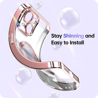 MagSafe-skal för Apple iPhone 17 Pro Max, Techsuit, Luxury Glitter, Mörk Lila