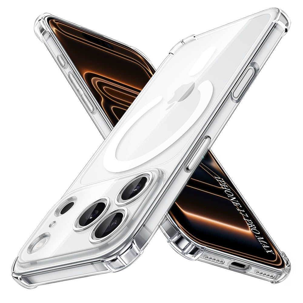MagSafe-skal för Apple iPhone 17 Pro Max, Techsuit, Stötsäker, Transparent