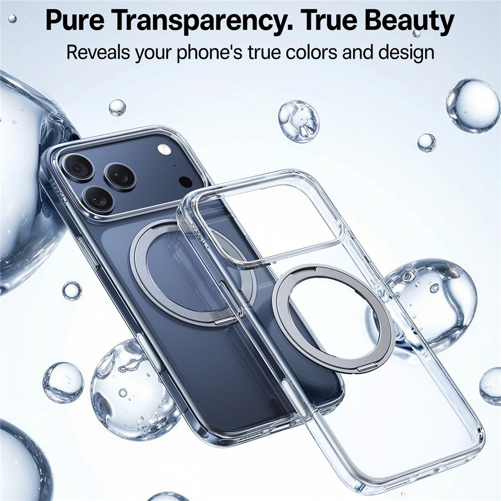 MagSafe-skal för Apple iPhone 17 Pro Max, Torras, Ostand Pro, Transparent
