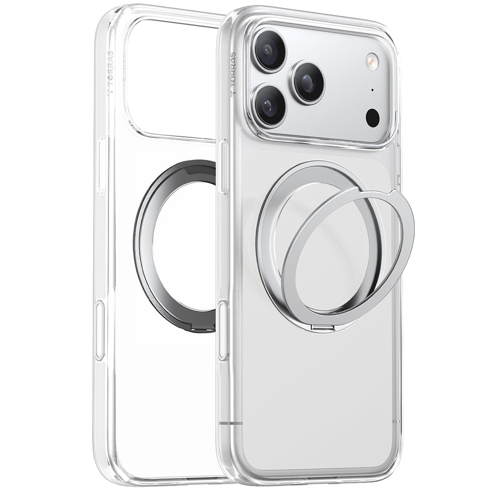 MagSafe-skal för Apple iPhone 17 Pro Max, Torras, Ostand Pro, Transparent