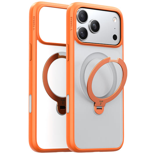 MagSafe-skal för Apple iPhone 17 Pro Max, Torras, Ostand Spin, Orange