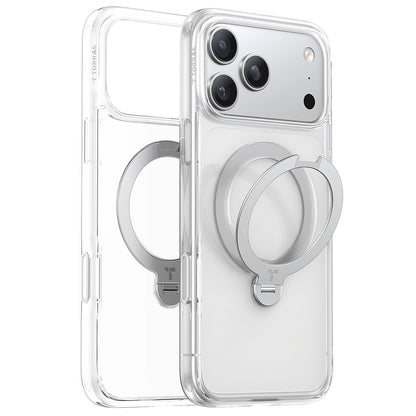MagSafe-skal för Apple iPhone 17 Pro Max, Torras, Ostand Spin, Transparent