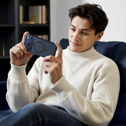 MagSafe-skal för Apple iPhone 17 Pro Max, Torras, QPRO Silicone, Ljusblå