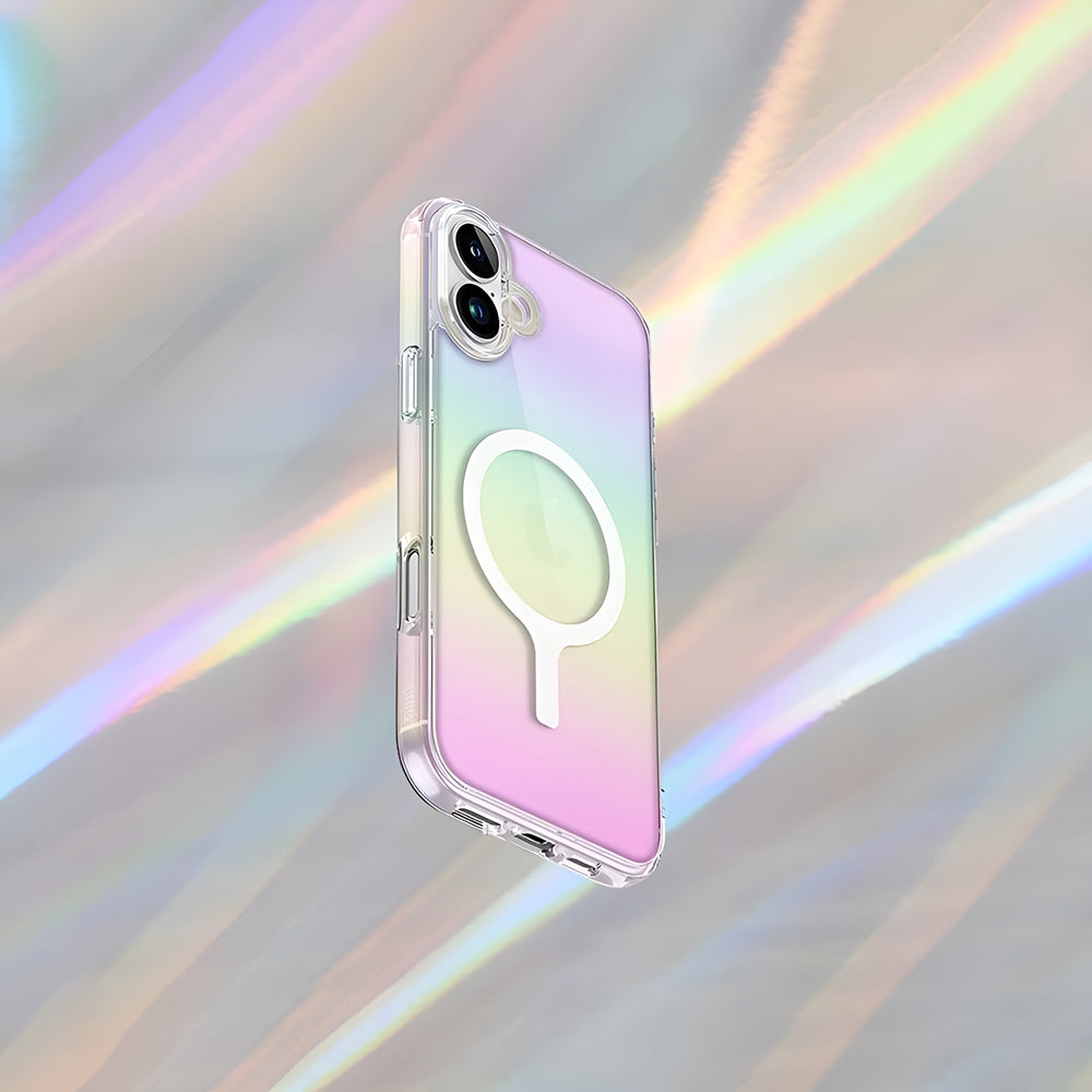 MagSafe-skal för Apple iPhone 17 Pro Max, UNIQ, Iridescia MagClick, Aurora