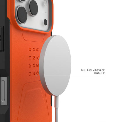 MagSafe-fodral för Apple iPhone 17 Pro Max, Urban Armor Gear, Civilian LT, Orange
