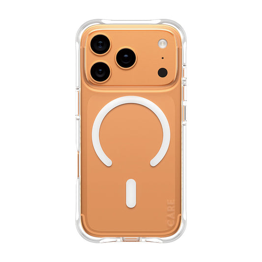 MagSafe-skal för Apple iPhone 17 Pro, PanzerGlass, Fashionable Care, Vit Transparent