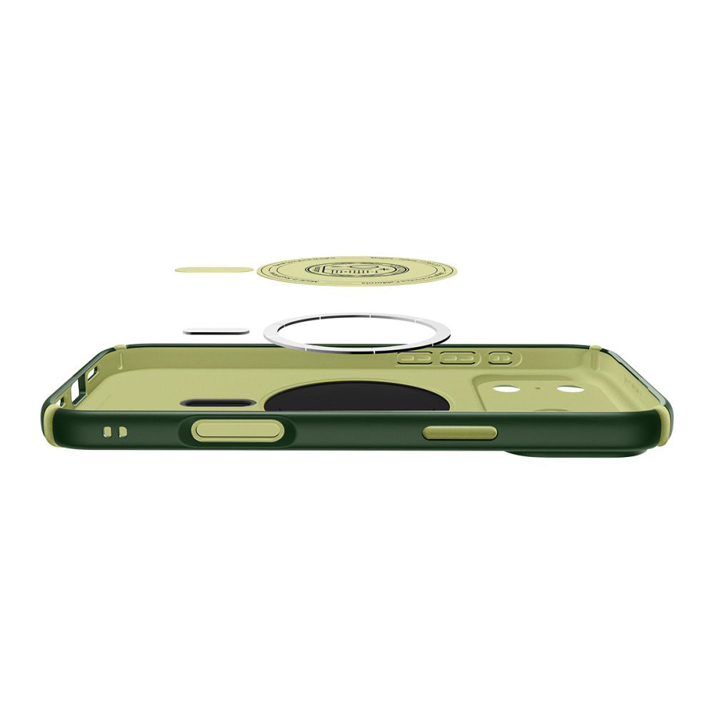 MagSafe Case for Apple iPhone 17 Pro, Spigen, Caseology Nano Pop Hybrid, Green ACS11150
