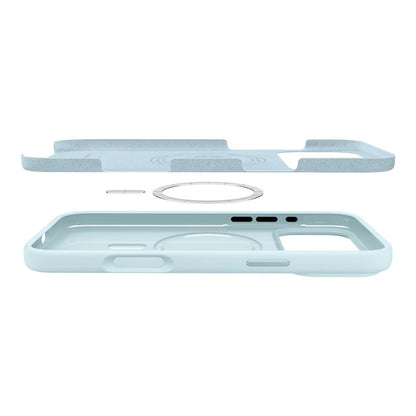 MagSafe-skal för Apple iPhone 17 Pro, Spigen, Silicone Fit, Blå