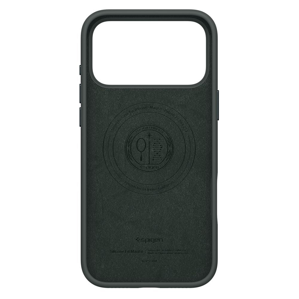 MagSafe-skal för Apple iPhone 17 Pro, Spigen, Silicone Fit, Grön