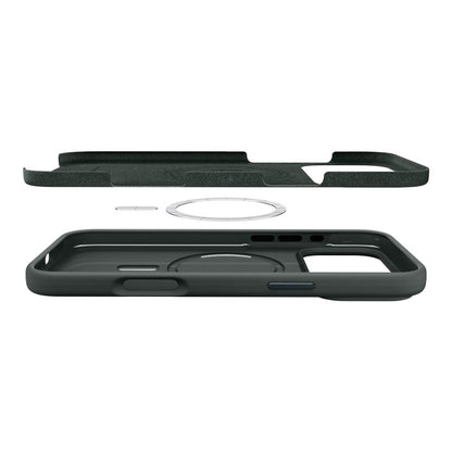 MagSafe-skal för Apple iPhone 17 Pro, Spigen, Silicone Fit, Grön