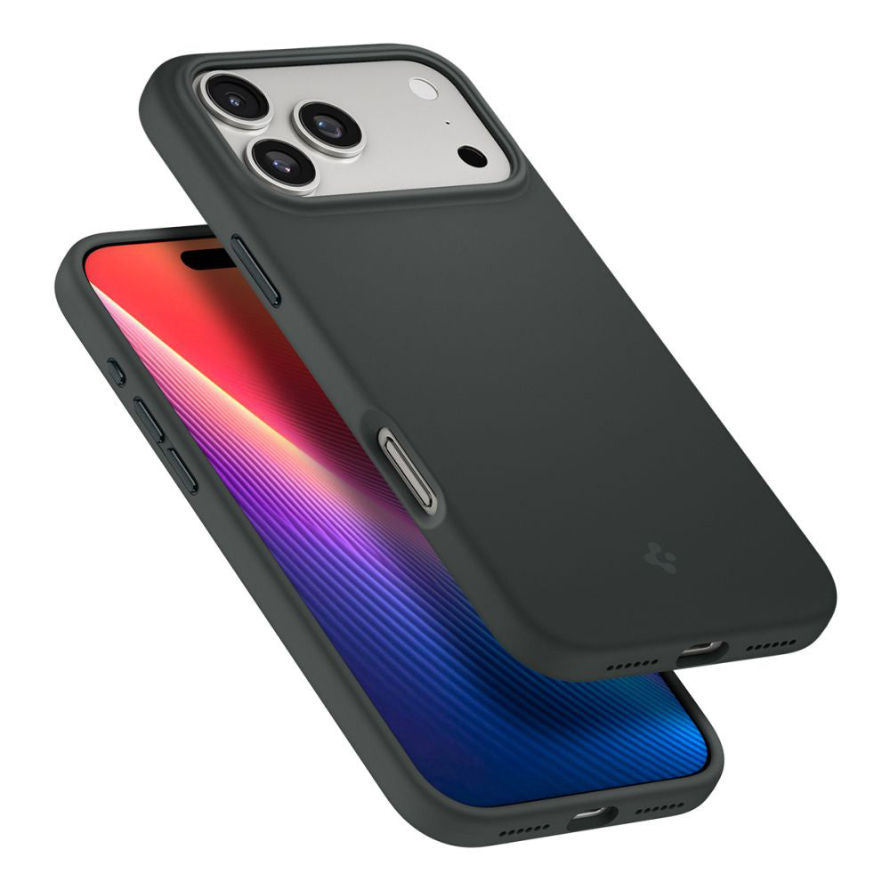 MagSafe-skal för Apple iPhone 17 Pro, Spigen, Silicone Fit, Grön