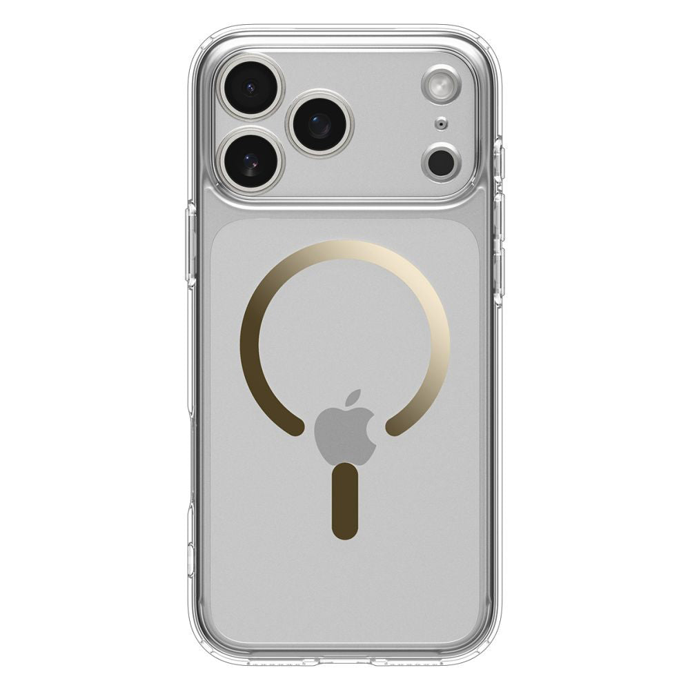 MagSafe-skal för Apple iPhone 17 Pro, Spigen, Ultra Hybrid, Transparent Guld