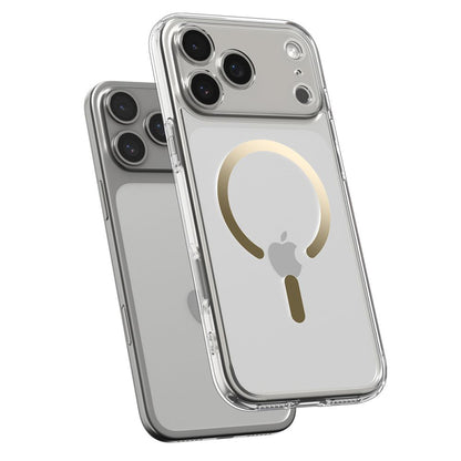 MagSafe-skal för Apple iPhone 17 Pro, Spigen, Ultra Hybrid, Transparent Guld