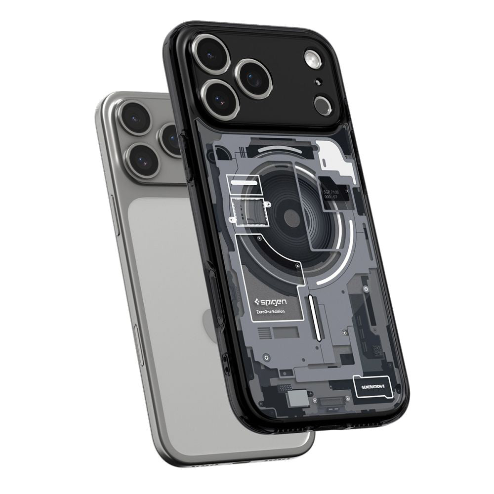 MagSafe-skal för Apple iPhone 17 Pro, Spigen, Ultra Hybrid Zero One, Svart