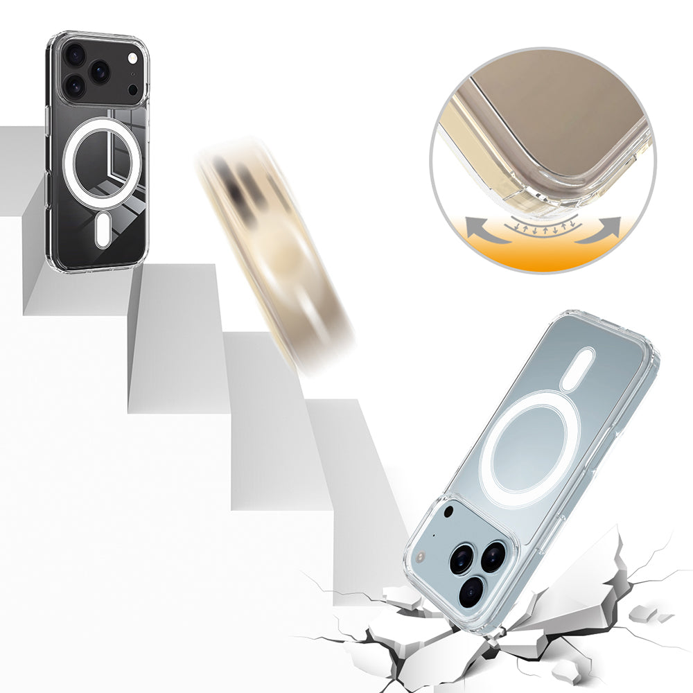 MagSafe-skal för Apple iPhone 17 Pro, Techsuit, Pro, Transparent
