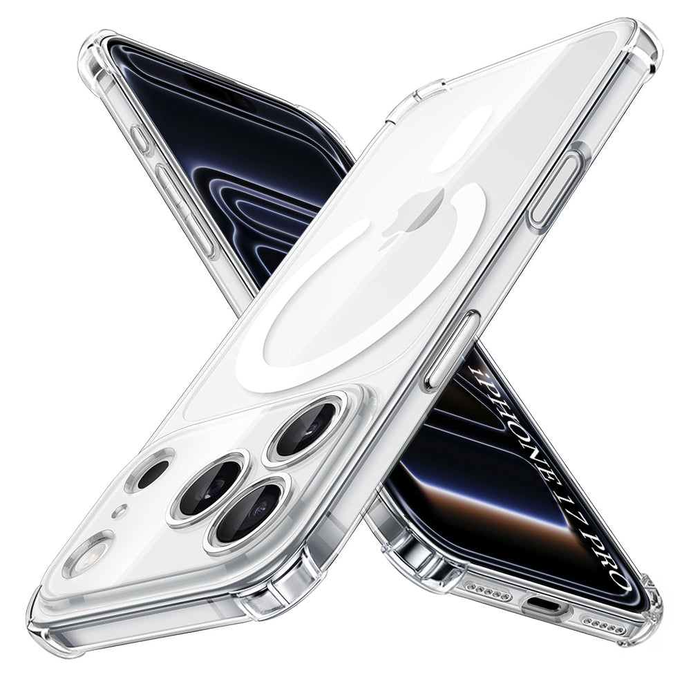 MagSafe-skal för Apple iPhone 17 Pro, Techsuit, Stötsäker, Transparent