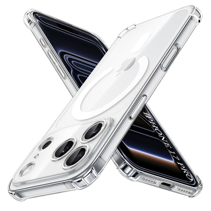 MagSafe-skal för Apple iPhone 17 Pro, Techsuit, Stötsäker, Transparent