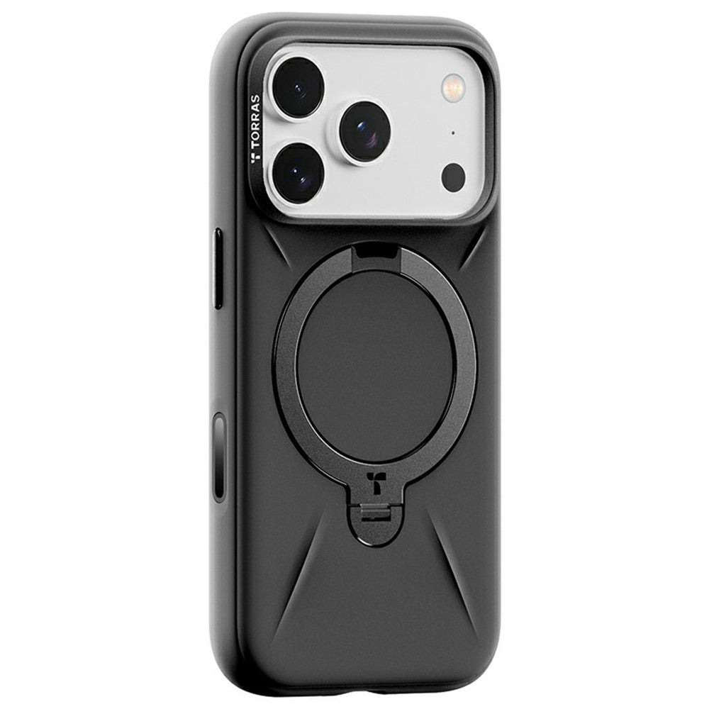 MagSafe-fodral för Apple iPhone 17 Pro, Torras, QPRO Silicone, Svart