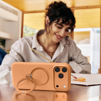 MagSafe-skal för Apple iPhone 17 Pro, Torras, QPRO Silicone, Matcha Grön