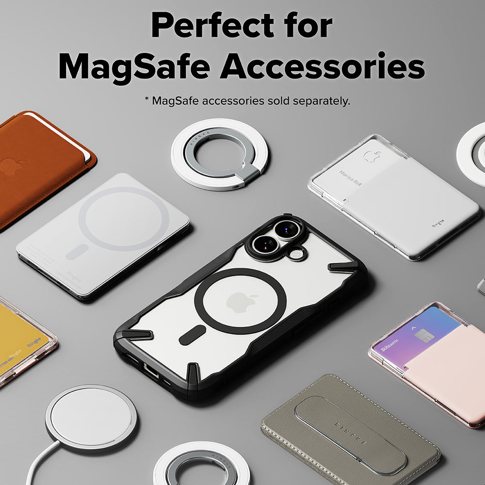 MagSafe-skal för Apple iPhone 17, Ringke, Fusion X, Svart