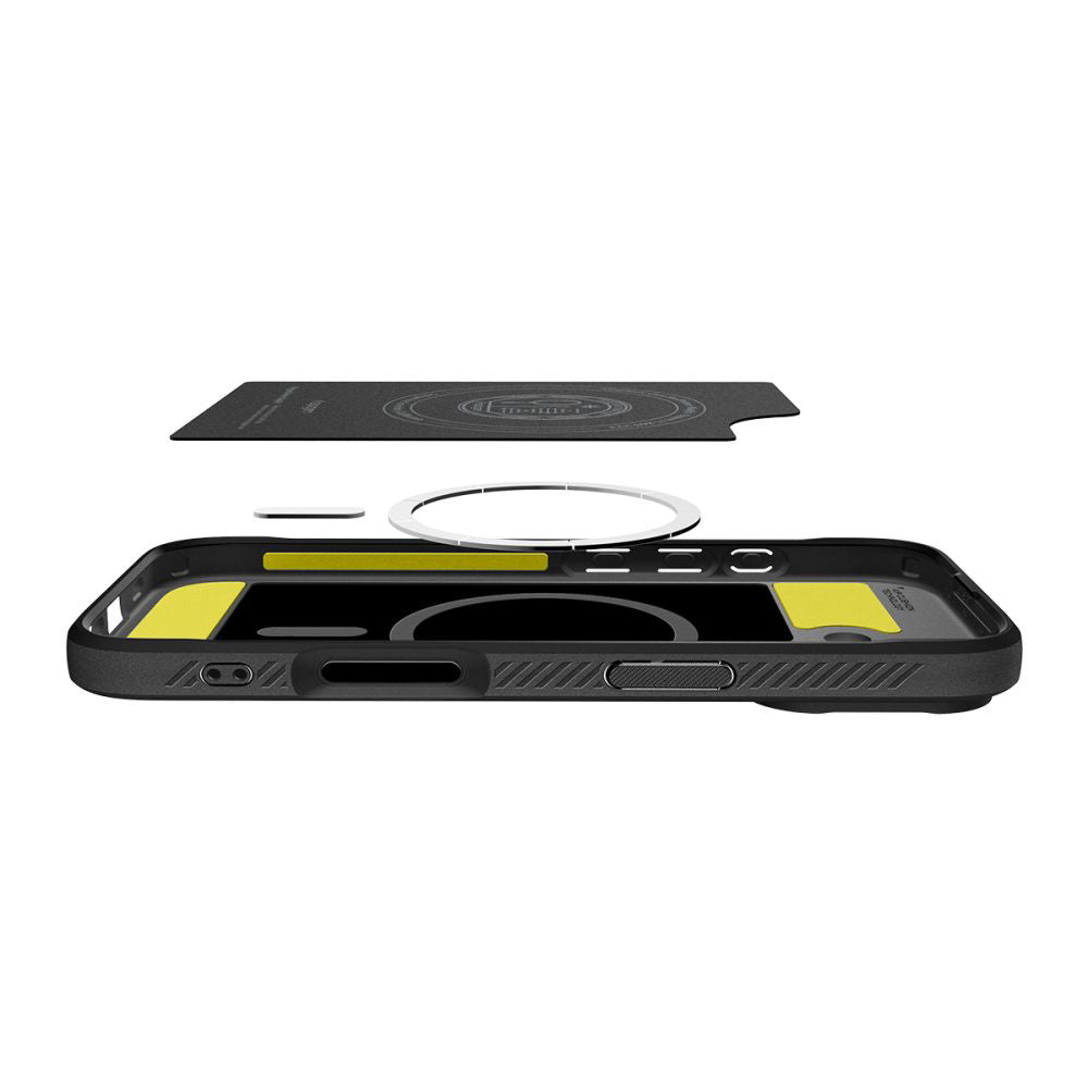 MagSafe-skal för Apple iPhone 17, Spigen, Rugged Armor, Mattsvart